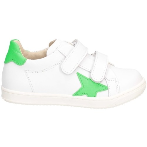 Schuhe Jungen Sneaker Low Gioiecologiche 5561 Sneaker Kind weiß Grün Multicolor