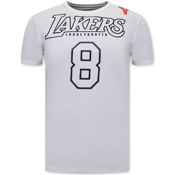 Kleidung Herren T-Shirts Local Fanatic Lakers Bryant Weiss