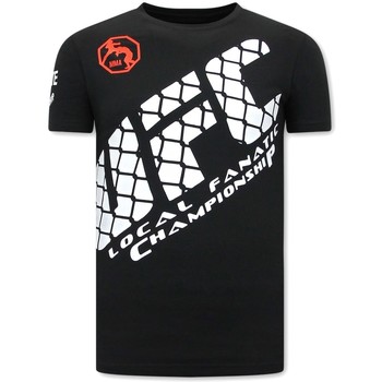 Kleidung Herren T-Shirts Local Fanatic Mit Print UFC Schwarz