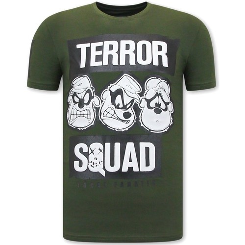 Kleidung Herren T-Shirts Local Fanatic Beagle Boys Squad Fun Shirts Grün