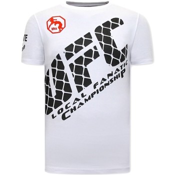 Kleidung Herren T-Shirts Local Fanatic Mit Print UFC Weiß