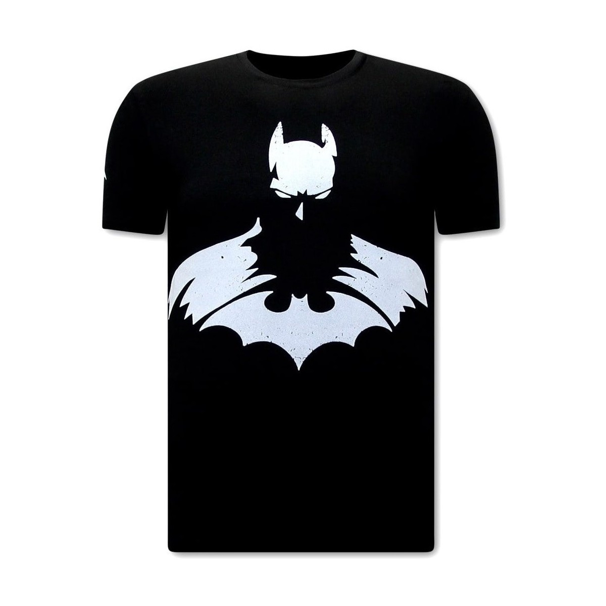 Kleidung Herren T-Shirts Local Fanatic Batman Print Schwarz