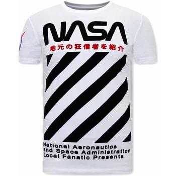 Kleidung Herren T-Shirts Local Fanatic NASA Weiss