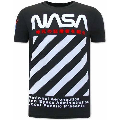 Kleidung Herren T-Shirts Local Fanatic NASA Schwarz