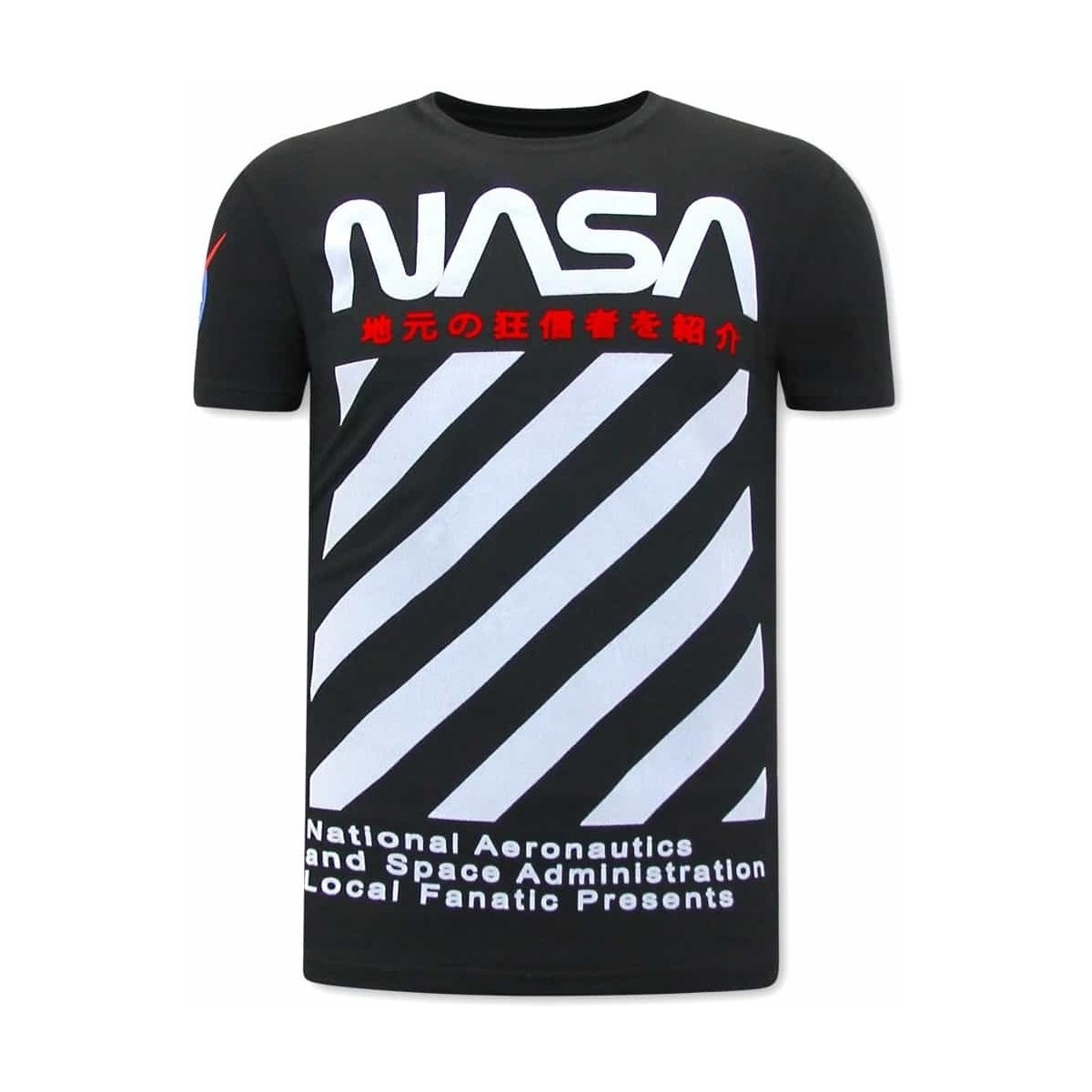 Kleidung Herren T-Shirts Local Fanatic NASA Schwarz