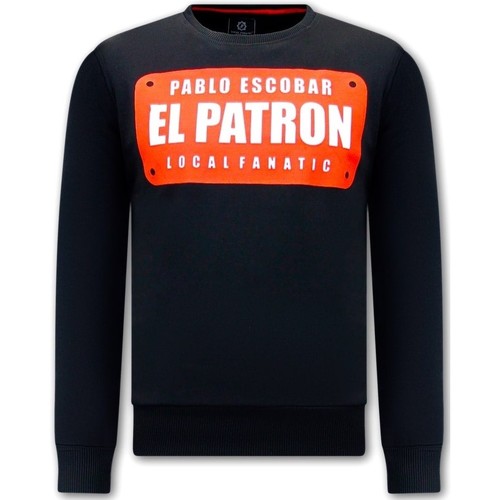 Kleidung Herren Sweatshirts Local Fanatic Pablo Escobar EL Patrom Schwarz