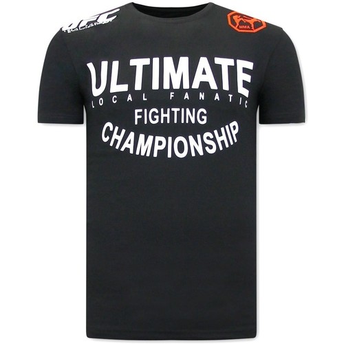 Kleidung Herren T-Shirts Local Fanatic UFC Ultimate Schwarz