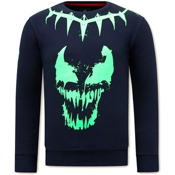 Kleidung Herren Sweatshirts Local Fanatic Venom Face Neon Blau
