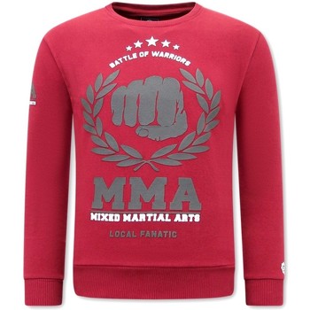 Kleidung Herren Sweatshirts Local Fanatic MMA Fighter Rot