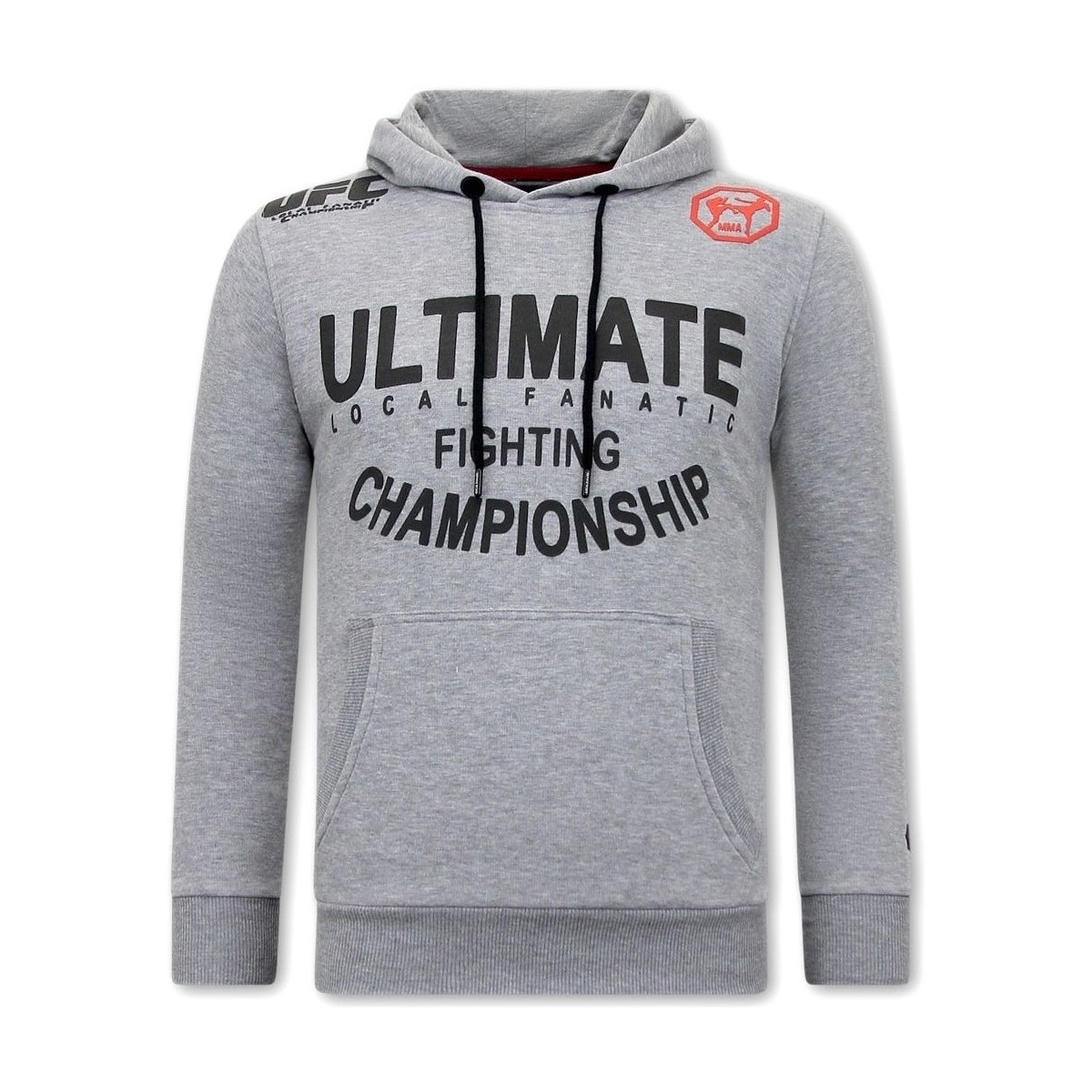 Kleidung Herren Sweatshirts Local Fanatic Hoodie UFC Ultimate Fighting Grau