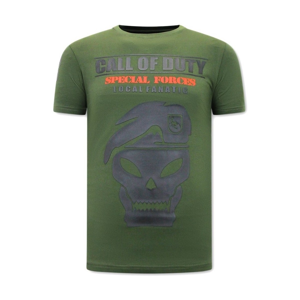 Kleidung Herren T-Shirts Local Fanatic Call Of Duty Grün