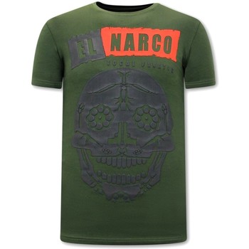 Kleidung Herren T-Shirts Local Fanatic El Narco Mit Print Grün
