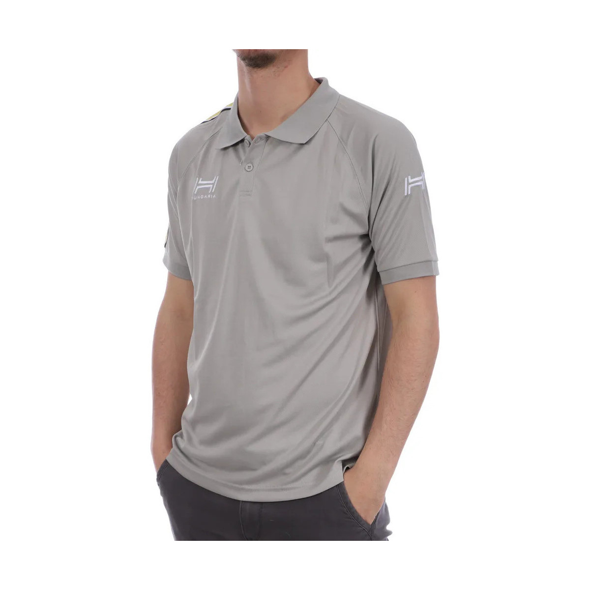 Kleidung Herren T-Shirts & Poloshirts Hungaria H-15TPUXDA00 Grau