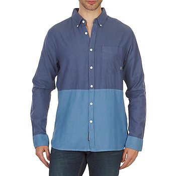 Kleidung Herren Langärmelige Hemden Element BRENTWOOD Blau