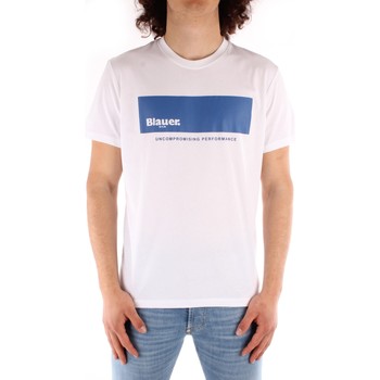 Kleidung Herren T-Shirts Blauer 21SBLUH02132 Weiss