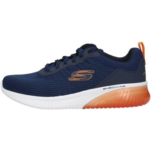 Schuhe Herren Sneaker Low Skechers 52551 Blau