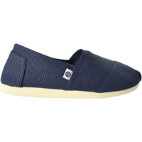 Schuhe Leinen-Pantoletten mit gefloch Espargatas Classic Point Blau