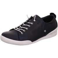 Schuhe Damen Sneaker Low Andrea Conti Schnuerschuhe 0345724-017 blau
