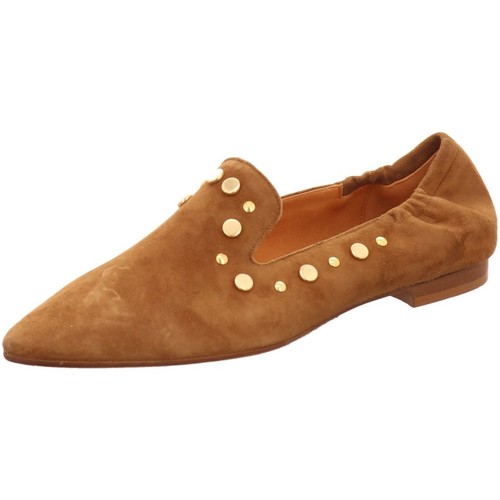 Schuhe Damen Slipper Paoli Firenze Slipper 1121-terra Braun