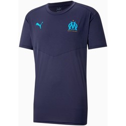 Kleidung Herren T-Shirts & Poloshirts Puma OM WARMUP TEE Blau