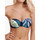 Kleidung Damen Bikini Ober- und Unterteile Lisca Tahiti  vorgeformtes Bandeau-Top Blau