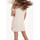 Kleidung Damen Kleider Lisca Kurzärmeliges Strandkleid Ibiza Weiss