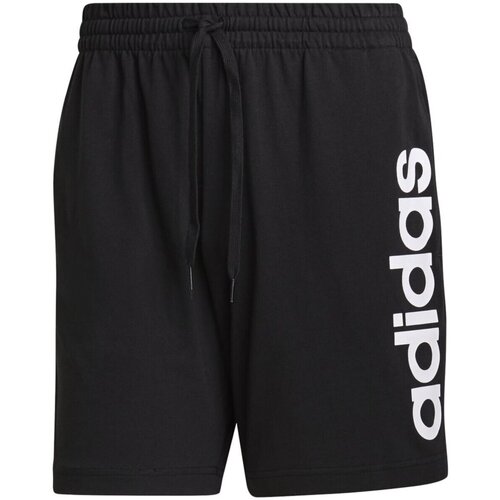 Kleidung Herren Shorts / Bermudas Adidas Sportswear Sport NOS M LIN SJ SHO,BLACK/WHITE GK9604 Schwarz