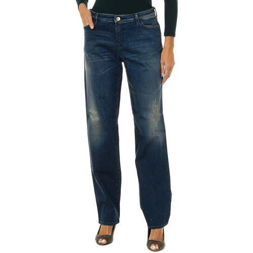 Kleidung Damen Jeans Emporio Armani 6X5J15-5D06Z-1500 Blau