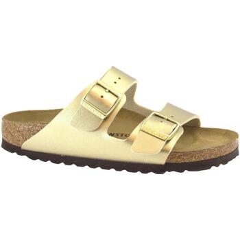 Schuhe Damen Pantoffel Birkenstock BIR-CCC-1016111-GO Gold