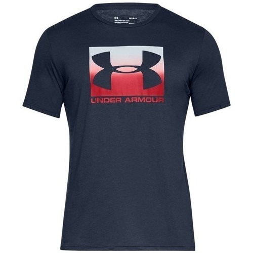 Kleidung Herren T-Shirts Under Armour Boxed Sportstyle Weiß, Dunkelblau, Rot