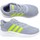 Schuhe Kinder Sneaker Low adidas Originals Lite Racer 2 Seladongrün, Grau