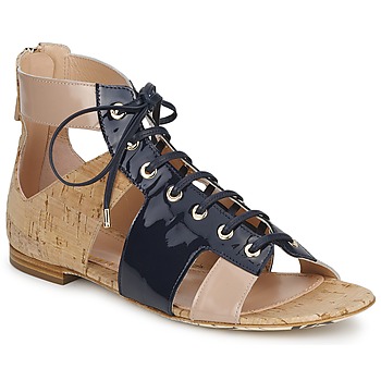 Schuhe Damen Sandalen / Sandaletten John Galliano AN6379 Blau / Beige / Rosa