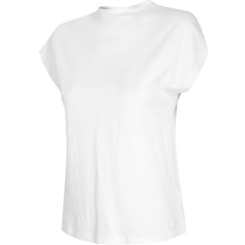 Kleidung Damen T-Shirts 4F TSD038 Weiss