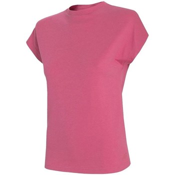 Kleidung Damen T-Shirts 4F TSD038 Rosa