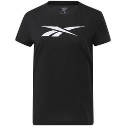 Kleidung Damen T-Shirts Reebok Sport TE Graphic Vector Schwarz
