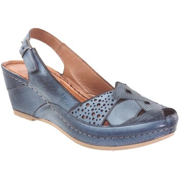 Schuhe Damen Sandalen / Sandaletten Karyoka Figo Blau