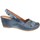 Schuhe Damen Sandalen / Sandaletten Karyoka Figo Blau