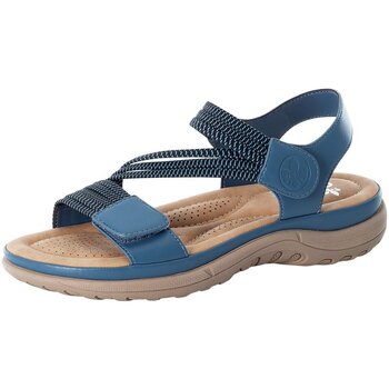 Schuhe Damen Sandalen / Sandaletten Rieker Sandaletten Sandalette V8873-14 Blau