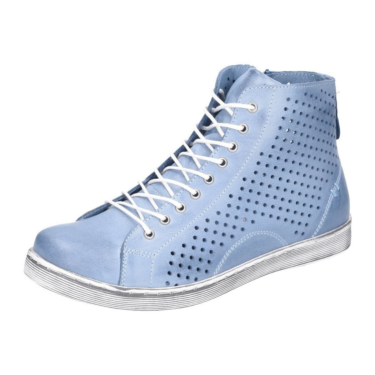 Schuhe Damen Stiefel Andrea Conti Stiefeletten 0347905 013 bleu Blau