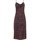 Kleidung Damen Kleider Lisca Mittellanges Sommerkleid mit dünnen Trägern Lima Braun