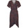 Kleidung Damen Kleider Lisca Lima  mittellanges Sommerkleid mit kurzen Ärmeln Braun