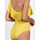 Kleidung Damen Badeanzug Admas 1 Stück Seite Rüsche Badeanzug gelb Gelb
