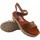Schuhe Damen Multisportschuhe MTNG Lady Sandale MUSTANG 50437 Leder Braun