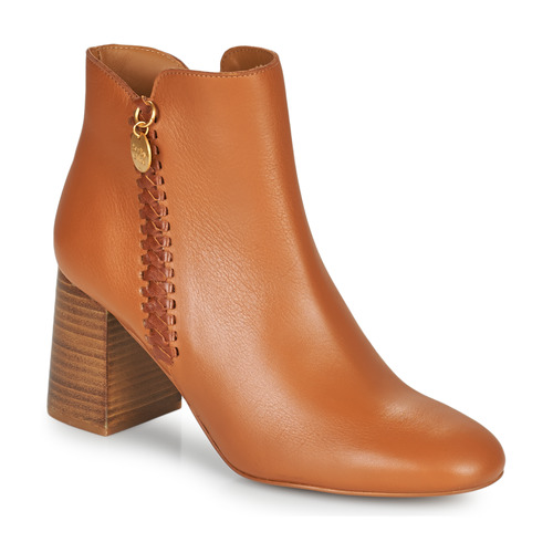 Schuhe Damen Low Boots See by Chloé LOUISEE Camel