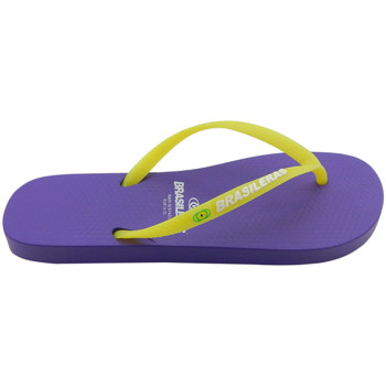 Schuhe Damen Zehensandalen Brasileras Classic Combi Neon W Violett