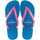 Schuhe Damen Zehensandalen Brasileras Classic Combi Neon W Blau
