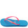 Schuhe Damen Zehensandalen Brasileras Classic Combi Neon W Blau