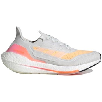 Schuhe Damen Laufschuhe adidas Originals Ultraboost 21 W Orangefarbig, Grau
