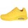 Schuhe Damen Sneaker Low Skechers Uno Stand ON Air Gelb