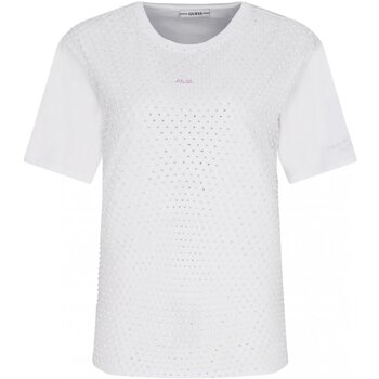 Kleidung Damen T-Shirts & Poloshirts Guess W0BI0L K7DN0 Weiss